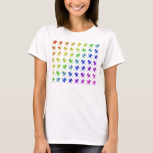 T-shirt Les couleurs unies du golf de disque