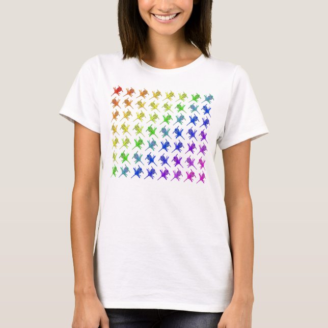 T-shirt Les couleurs unies du golf de disque (Devant)