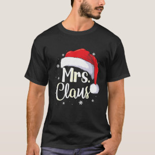T-shirt Les Couples De Noël De Mme Claus Qui Correspondent