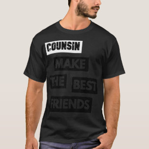 T-shirt Les cousins font les meilleurs amis par YaQaDesign