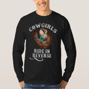 T-shirt Les cow-girls chevauchent en sens inverse