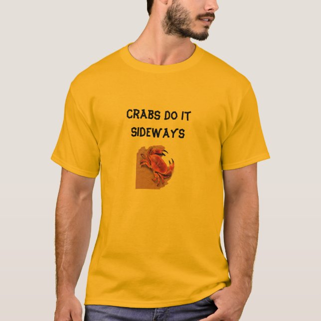 T-shirt Les crabes le font en longueur (Devant)