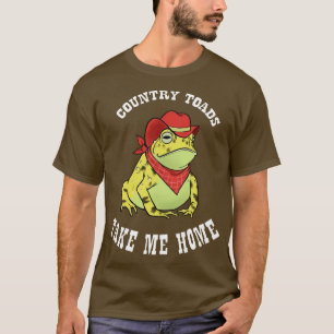 T-shirt Les crapauds du pays m'emmènent chez moi