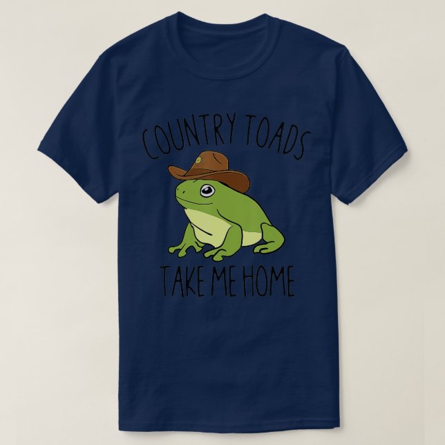 T-shirt Les crapauds du pays m'emmènent chez moi (Design devant)