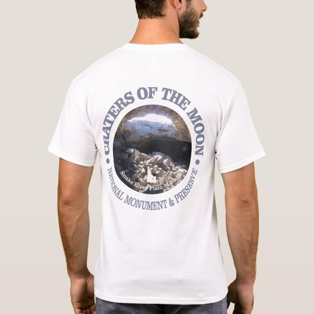 T-shirt Les cratères de la Lune (Dos)