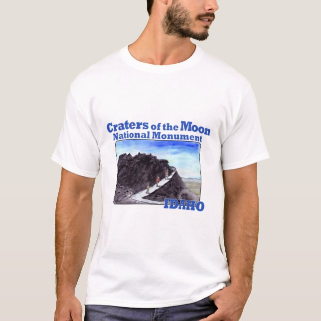 T-shirt Les cratères du Monument National de la Lune, Idah (Devant)