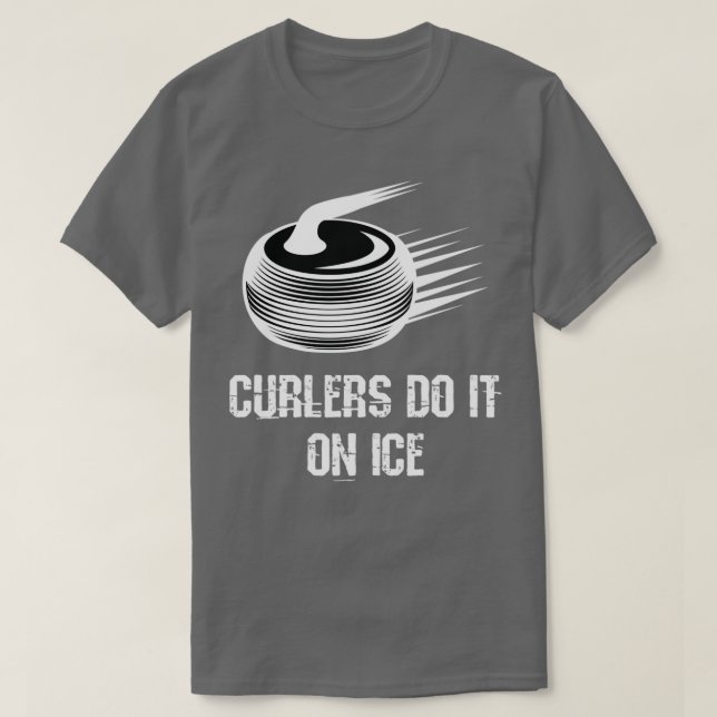 T-shirt Les Curlers Le Font Sur La Glace 3 (Design devant)