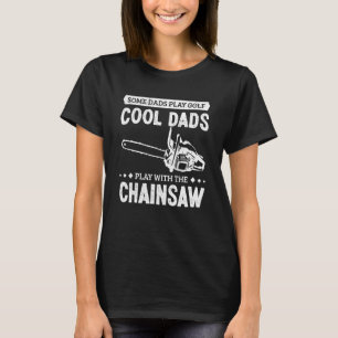 T-shirt Les Dads Cool De Lumberjack Jouent Avec Le Logger 