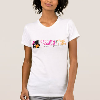 T-shirt Les dames adaptées piquent avec le logo de pattes