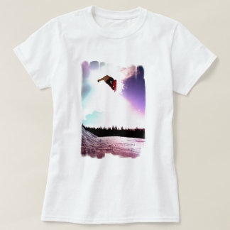 T-shirt Les dames d'air de surf des neiges ont adapté le