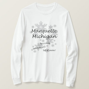 T-shirt Les dames de neige du Michigan