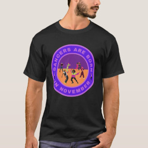T-shirt Les danseurs sont nés en novembre design alternati