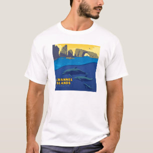 T-shirt Les dauphins du parc national des îles Channel