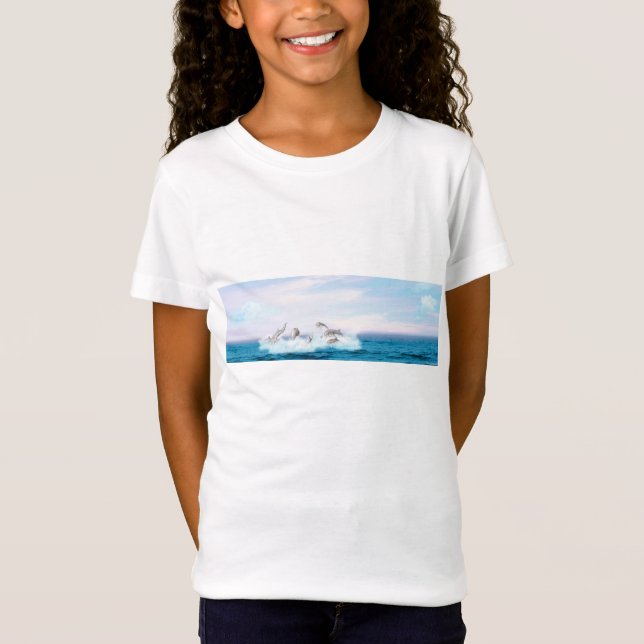 T-Shirt Les dauphins qui sautent (Devant)