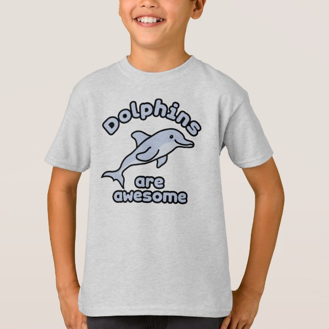T-shirt Les dauphins sont impressionnants (Devant)