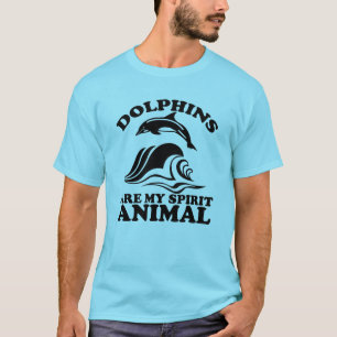 T-shirt Les dauphins sont mon animal spirituel