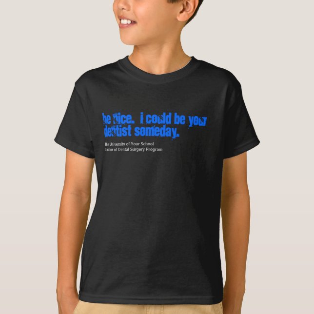 T-shirt Les DDS customisent votre chemise d'école (Devant)