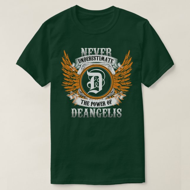 T-shirt Les Déangéliens nomment Chemise Ne Sous-Estiment J (Design devant)