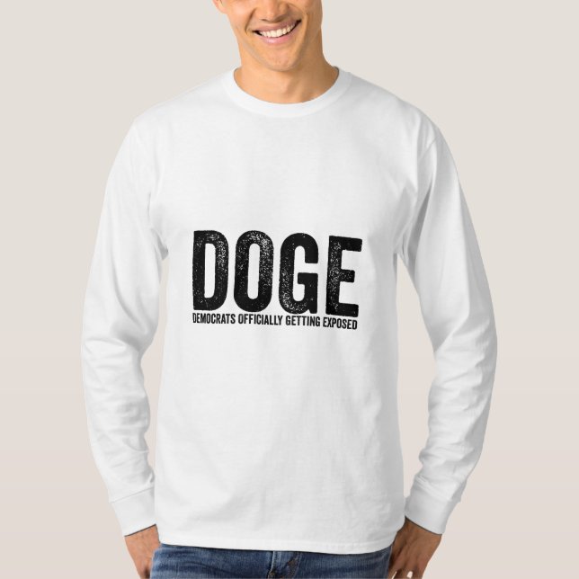 T-shirt Les Démocrates se font officiellement exposer (Devant)