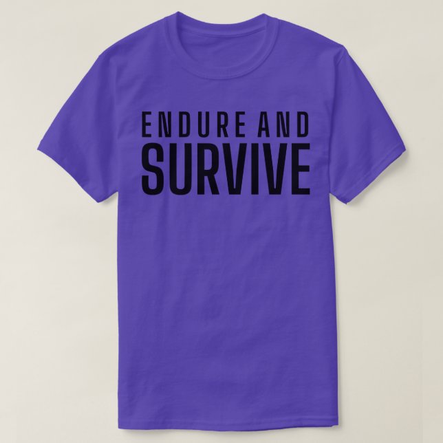 T-shirt Les Derniers d'entre nous survivent et survivent 3 (Design devant)