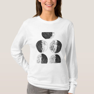 T-shirt Les dessins de Galilée des phases de la lune