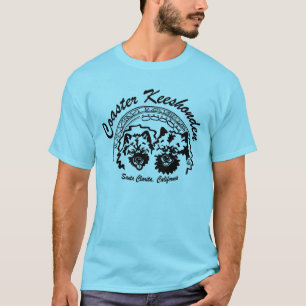 T-shirt les dessous de verre keeshonden