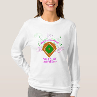 T-shirt Les diamants sont le meilleur ami 2 d'une fille