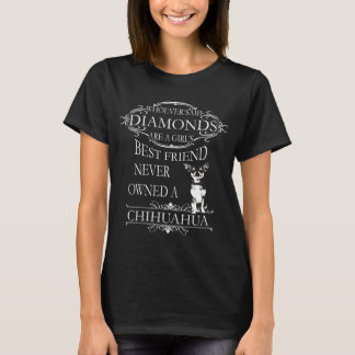 T-shirt Les diamants sont le meilleur ami d'une fille ?