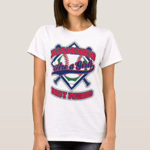 T-shirt Les diamants sont le meilleur ami d'une fille