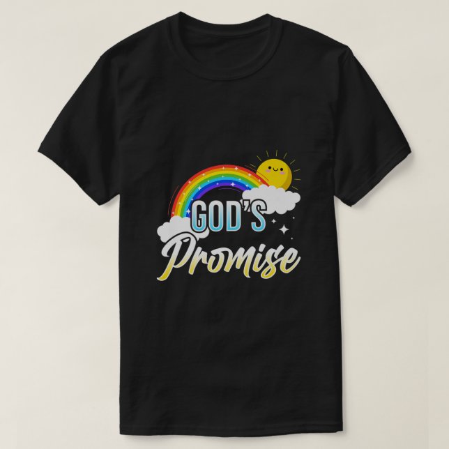 T-shirt Les dieux promettent une religion chrétienne arc-e (Design devant)