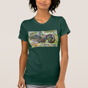 T-shirt Les dindes prennent un thanksgiving de cru de