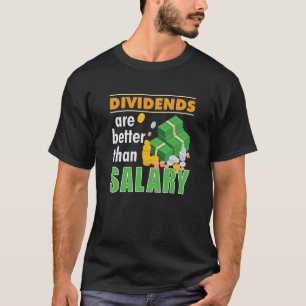 T-shirt Les Dividendes Commerciaux Stocks De Commerce Sont