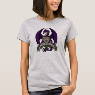 T-shirt Les dragons de Stonefire Crest (pourpre), le