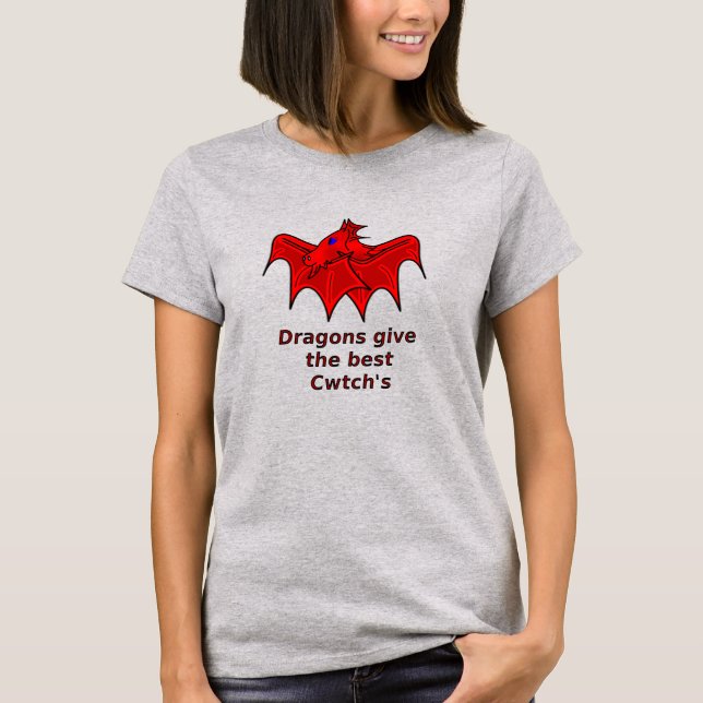 T-shirt Les dragons gallois donnent le meilleur (Devant)