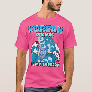 T-shirt Les Dramas Coréens Sont Ma Thérapie K-Drama K-Pop