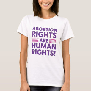 T-shirt Les droits à l'avortement sont des droits de l'hom