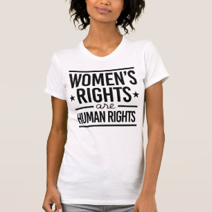T-shirt Les droits de la femme sont des droits de l'homme