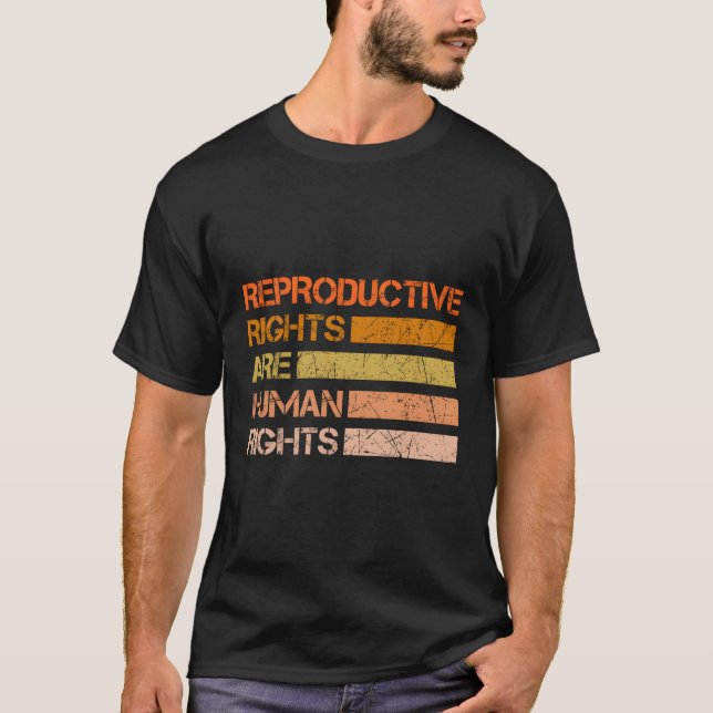 T-shirt Les droits de reproduction sont des droits humains (Devant)