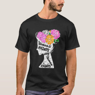 T-shirt Les droits des femmes féministes à l'égalité sont