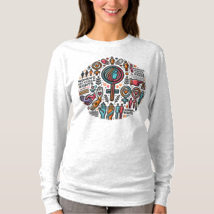 T-shirt Les droits des femmes sont des droits de l'homme M