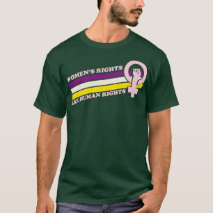 T-shirt Les droits des femmes sont des droits humains 1