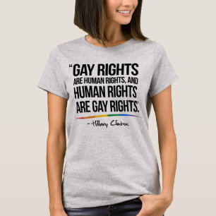 T-shirt Les droits des homosexuels sont des droits de l'ho