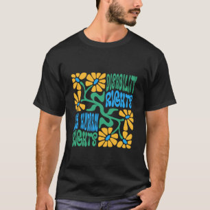 T-shirt Les droits des personnes handicapées sont des droi