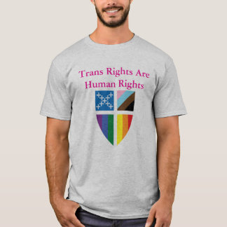 T-shirt Les droits des trans chez les épiscopaux sont des 