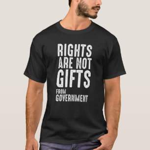 T-shirt Les droits ne proviennent pas du gouvernement 2e a