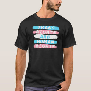 T-shirt Les Droits Trans Sont Des Droits De L'Homme Transg