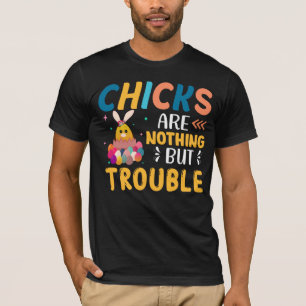 T-shirt Les Drôle Époux De Pâques Ne Sont Rien D'Autre Que