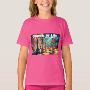 T-shirt Les échecs, c'est la vie - Jouons