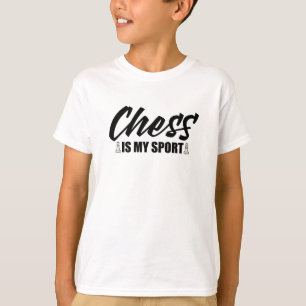 T-shirt les échecs sont mon sport