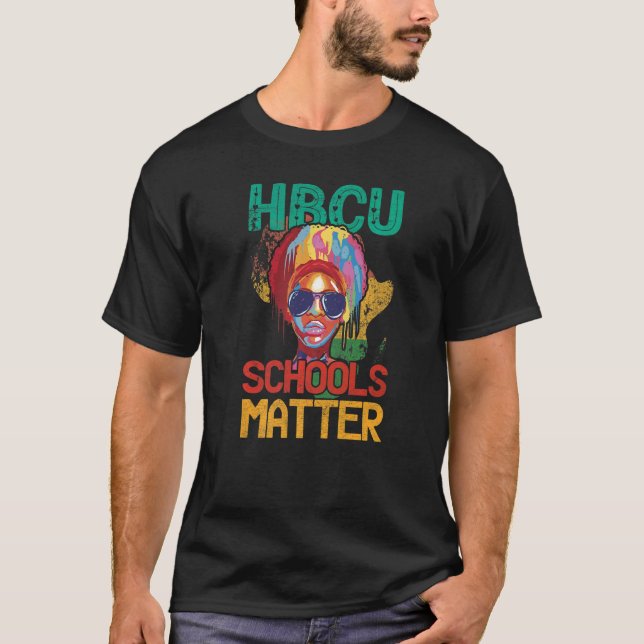 T-shirt Les Écoles HBCU Comptent Pour Pride African Americ (Devant)